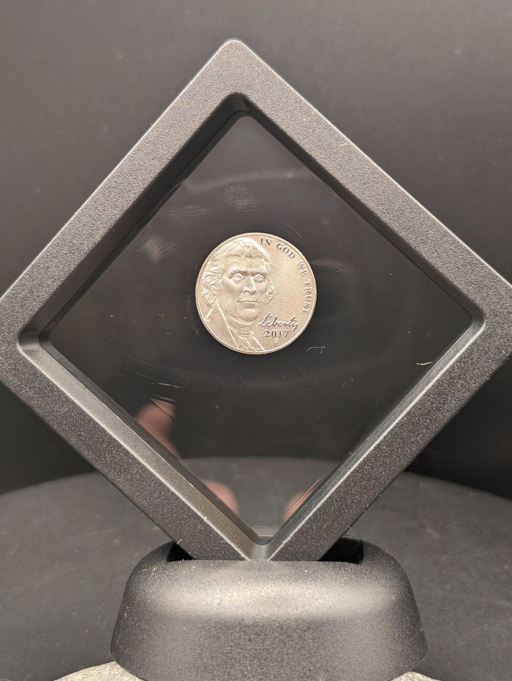 2017‑S Jefferson Nickel • Enhanced Uncirculated • EU Finish • Display Case